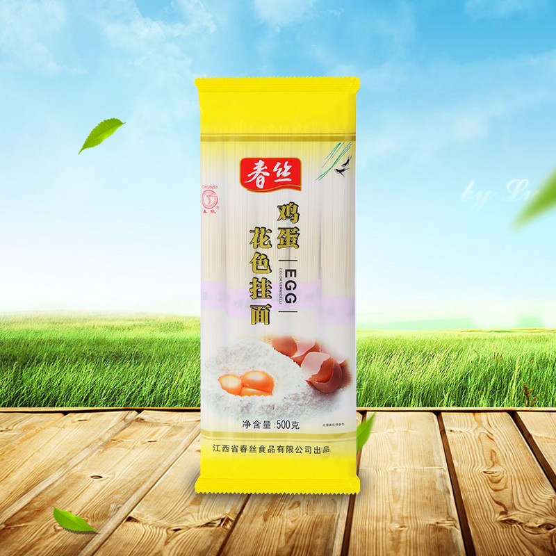 春丝牌鸡蛋蛋花色挂面500g