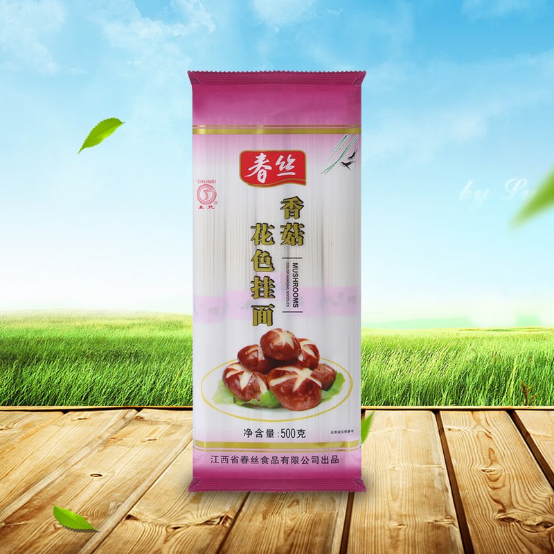 春丝牌香菇花色挂面500g