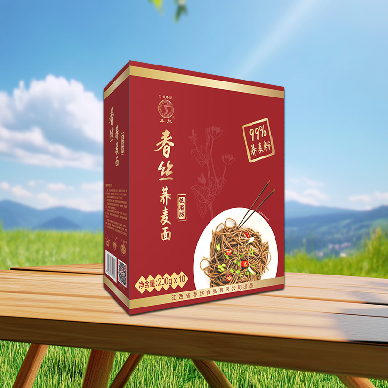 春丝牌200gx8包荞麦面礼盒