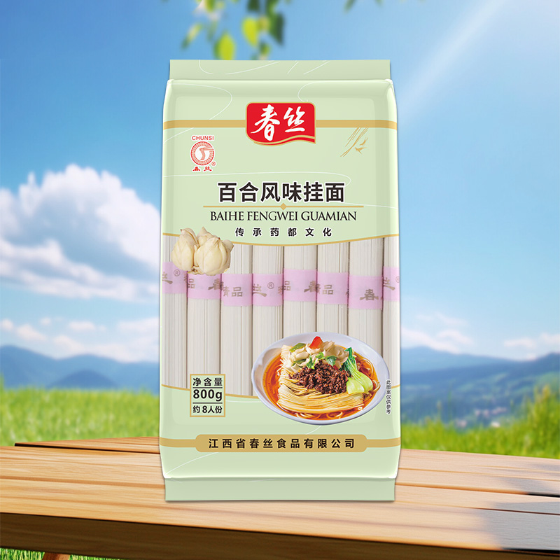 春丝牌800g百合风味挂面